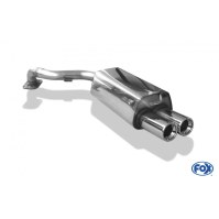 Silencieux arrière inox 2x80mm type 13 pour TOYOTA COROLLA VERSO TYPE R1