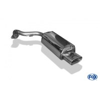 Silencieux arrière inox 1x160x80mm type 53 pour TOYOTA COROLLA VERSO TYPE R1