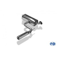 Silencieux arrière inox 1x90mm type 13 pour TOYOTA CELICA TYPE T23