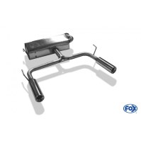 Silencieux arrière duplex inox 1x90mm type 13 pour TOYOTA CELICA TYPE T23