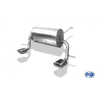 Silencieux arrière duplex inox 1x135x80mm type 53 pour TOYOTA MR2 TYPE W3
