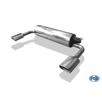 Silencieux arrière duplex inox 1x135x80mm type 53 pour TOYOTA RAV 4 II (5 portes)