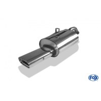 Silencieux arrière inox 1x160x80mm type 53 pour TOYOTA PASEO TYPE L5