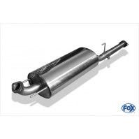 Silencieux intermédiaire inox pour TOYOTA HILUX III KUN25 DOUBLE CAP