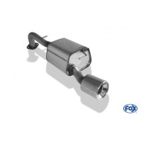 Silencieux arrière inox 1x100mm type 13 pour TOYOTA YARIS TS TYPE XP9F