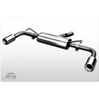 Silencieux arrière duplex inox 1x90mm type 13 pour TOYOTA AURIS TYPE E15
