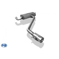 Silencieux arrière inox 1x80mm type 13 pour TRABANT BERLINE/KOMBI