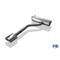 Silencieux arrière inox 1x135x80mm type 53 pour TRABANT BERLINE/KOMBI