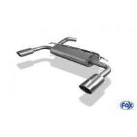Silencieux arrière duplex inox 1x115x85mm type 32 pour VOLVO C70 II CABRIOLET