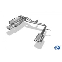 Silencieux arrière (double flux) duplex inox 1x140x90mm type 33 pour VOLVO XC90 (Non facelift)