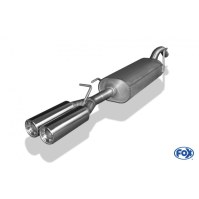 Silencieux arrière inox 2x80mm type 13 pour VOLKSWAGEN PASSAT TYPE 35i