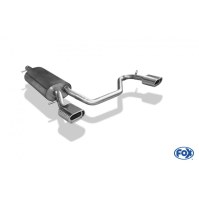 Silencieux arrière duplex inox 1x135x80mm type 53 pour VOLKSWAGEN PASSAT TYPE 3B/3BG