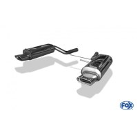 Silencieux arrière duplex inox 1x150x70mm type 53 pour VOLKSWAGEN PASSAT TYPE 3B/3BG 4-MOTION