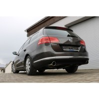Silencieux arrière duplex inox 1x100mm type 16 pour VOLKSWAGEN PASSAT (365) TYPE 3C/3C CC 4-MOTION