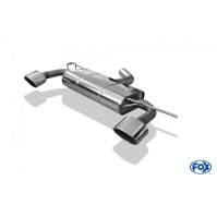 Silencieux arrière duplex inox 1x129x106mm type 32 pour VOLKSWAGEN SCIROCCO TYPE 13