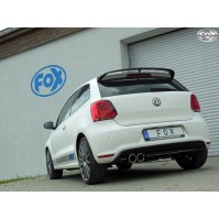 Silencieux arrière inox 2x90mm type 16 pour VOLKSWAGEN POLO WRC TYPE 6R