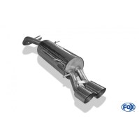 Silencieux arrière inox 2x90mm type 14 pour VOLKSWAGEN POLO GT/GTI TYPE 6R