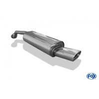 Silencieux arrière inox 1x135x80mm type 53 pour SEAT LEON TYPE 1M