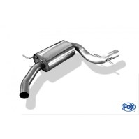 Silencieux intermédiaire inox pour AUDI A3 TYPE 8P