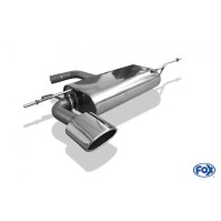 Silencieux arrière inox 1x129x106mm type 32 pour VOLKSWAGEN SCIROCCO TYPE 13