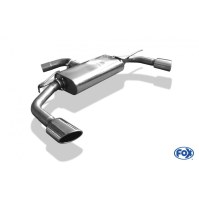 Silencieux arrière duplex inox 1x115x85mm type 38 pour VOLKSWAGEN BEETLE R-LINE TYPE 16/5C (coupé/cabriolet)