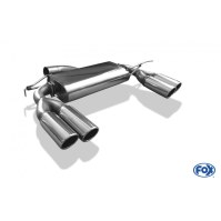 Silencieux arrière duplex inox 2x80mm type 16 pour VOLKSWAGEN BEETLE TYPE 16/5C (coupé/cabriolet)