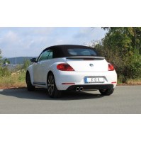 Silencieux arrière inox 2x90mm type 16 pour VOLKSWAGEN BEETLE TYPE 16/5C (coupé/cabriolet)