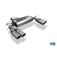 Silencieux arrière duplex inox 2x90mm type 16 pour VOLKSWAGEN BEETLE TYPE 16/5C (coupé/cabriolet)