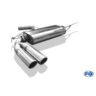 Silencieux arrière inox 2x90mm type 16 pour VOLKSWAGEN BEETLE TYPE 16/5C (coupé/cabriolet)