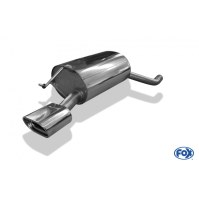 Silencieux arrière inox 1x135x80mm type 53 pour VOLKSWAGEN BORA 4-MOTION TYPE 1J (BERLINE/VARIANT)