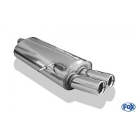Silencieux arrière inox 1x90mm type 13 pour FORD GALAXY TYPE WGR
