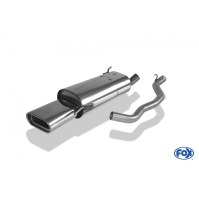 Silencieux arrière inox 1x160x80mm type 53 pour VOLKSWAGEN T4 SYNCRO