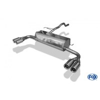 Silencieux arrière duplex inox 2x76mm type 13 pour VOLKSWAGEN T4 SYNCRO
