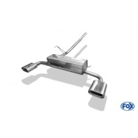 Silencieux arrière duplex inox 1x160x80mm type 53 pour VOLKSWAGEN T4 SYNCRO