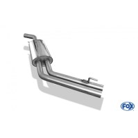 Silencieux avant inox pour VOLKSWAGEN T4 BUS/TRANSPORTER/MULTIVAN/CARAVELLE