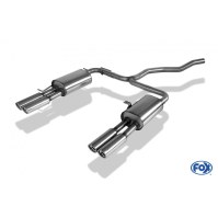 Silencieux arrière duplex inox 2x80mm type 13 pour VOLKSWAGEN T5/T6