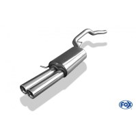 Silencieux arrière inox 2x80mm type 13 pour VOLKSWAGEN T5/T6 4-MOTION