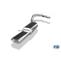 Silencieux arrière inox 1x160x80mm type 53 pour VOLKSWAGEN T5/T6