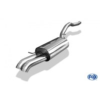 Silencieux arrière inox 2x63mm type 28 pour VOLKSWAGEN T5/T6