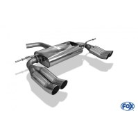 Silencieux arrière duplex inox 2x76mm type 18 pour VOLKSWAGEN TOURAN TYPE 1T1/1T2