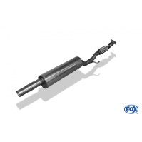 Silencieux avant inox pour SKODA FABIA TYPE NJ