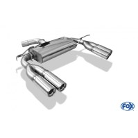 Silencieux arrière duplex inox 2x76mm type 13 pour VOLKSWAGEN EOS TYPE 1F (non Facelift)