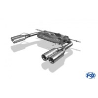 Silencieux arrière duplex inox 2x80mm type 13 pour VOLKSWAGEN EOS TYPE 1F (non Facelift)