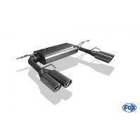 Silencieux arrière duplex inox 2x80mm type 17 pour VOLKSWAGEN EOS TYPE 1F (non Facelift)