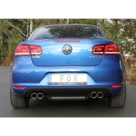 Silencieux arrière duplex inox 2x80mm type 16 pour VOLKSWAGEN EOS TYPE 1F (Facelift)