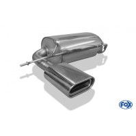 Silencieux arrière inox 1x160x80mm type 53 pour AUDI Q3 QUATTRO