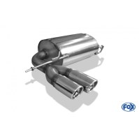 Silencieux arrière inox 2x80mm type 17 pour VOLKSWAGEN TIGUAN I 4-MOTION TYPE 5N