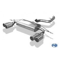 Silencieux arrière duplex inox 2x90mm type 12 pour AUDI Q3 QUATTRO