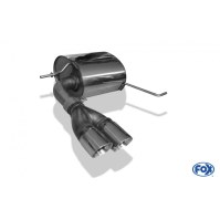 Silencieux arrière inox 2x80mm type 25 pour VOLKSWAGEN TIGUAN I 4-MOTION TYPE 5N