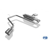 Silencieux arrière SIDE PIPE inox 2x90mm type 12 pour VOLKSWAGEN AMAROK 4x4 (sans marchepied)